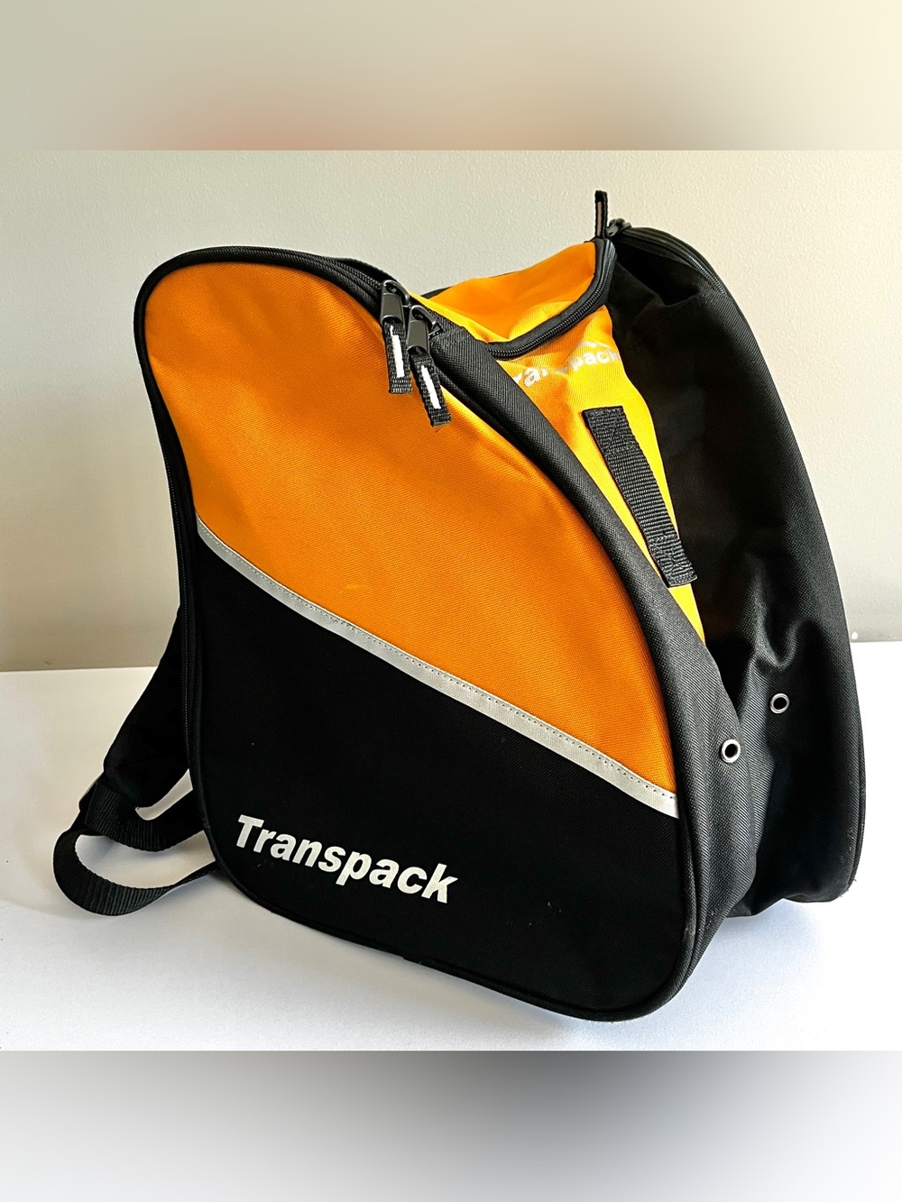 Transpack boot bag Edge kids black yellow gear helmet ski board backpack winter